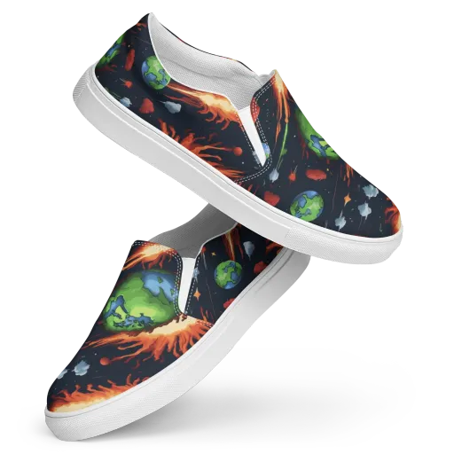 Earthbound Comet on a Women's Slip-On Canvas Shoes