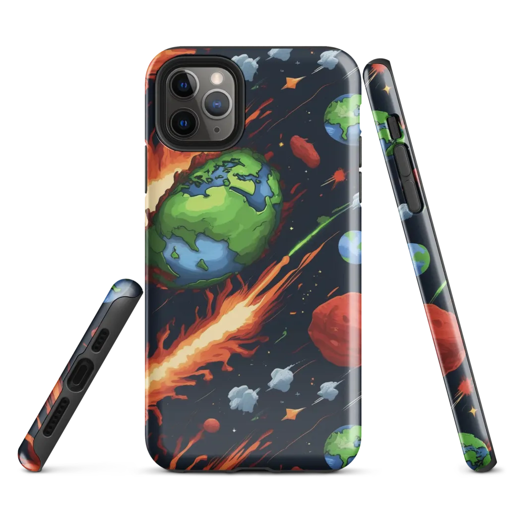 Earthbound Comet on Tough Case for iPhone® — Front