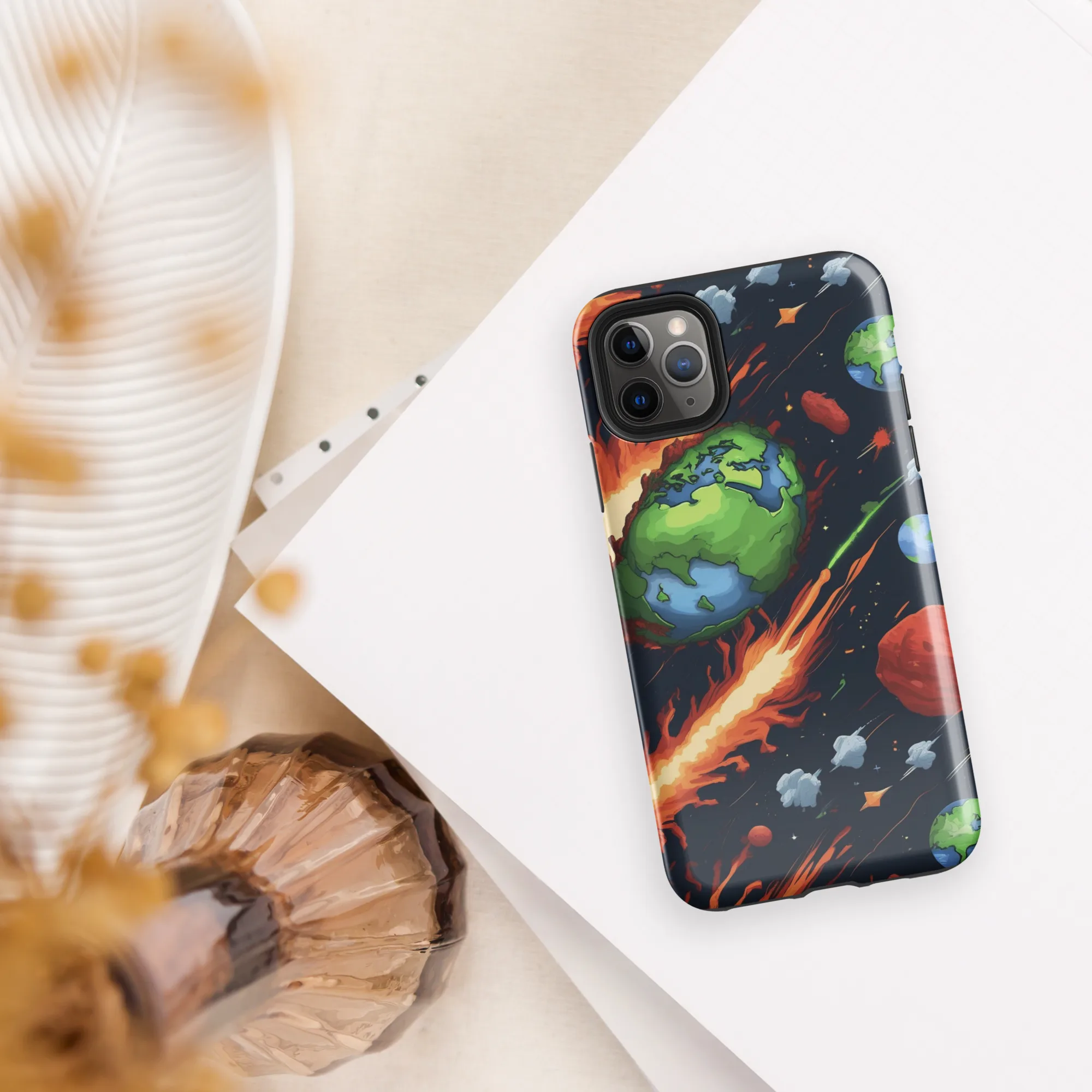 Earthbound Comet on Tough Case for iPhone® — Front