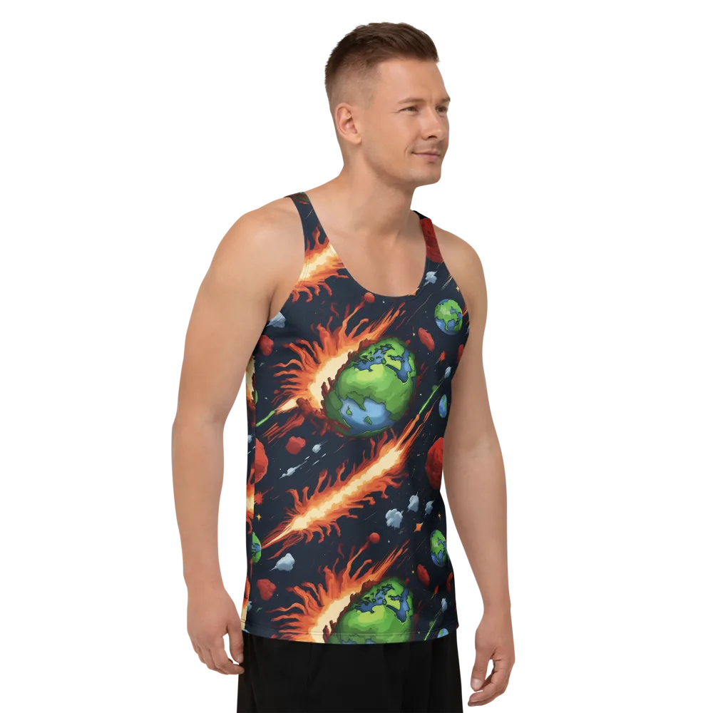 Earthbound Comet on Men's Tank Top — Right Front