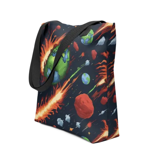Earthbound Comet on a Tote Bag