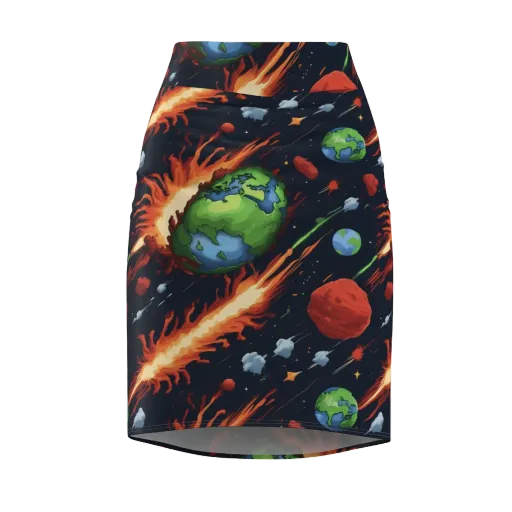 Earthbound Comet on a Pencil Skirt