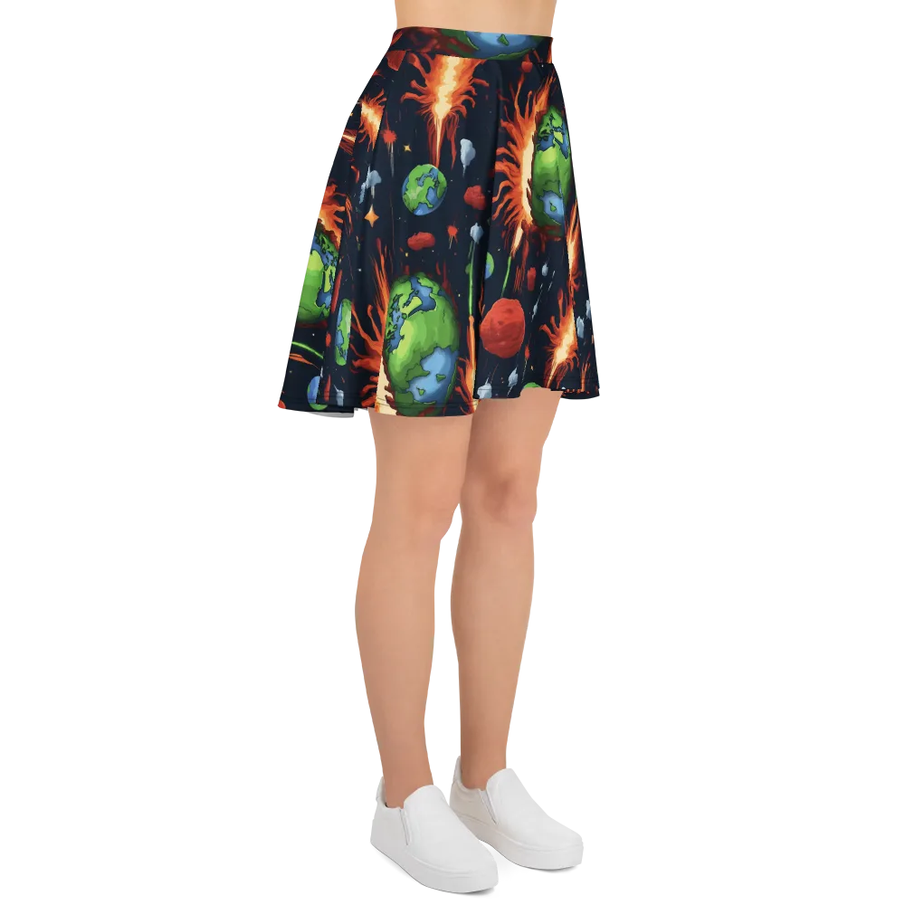 Earthbound Comet on Skater Skirt — Right