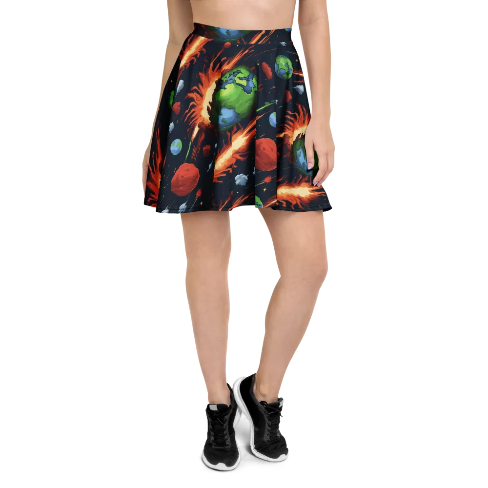 Earthbound Comet on Skater Skirt — Front