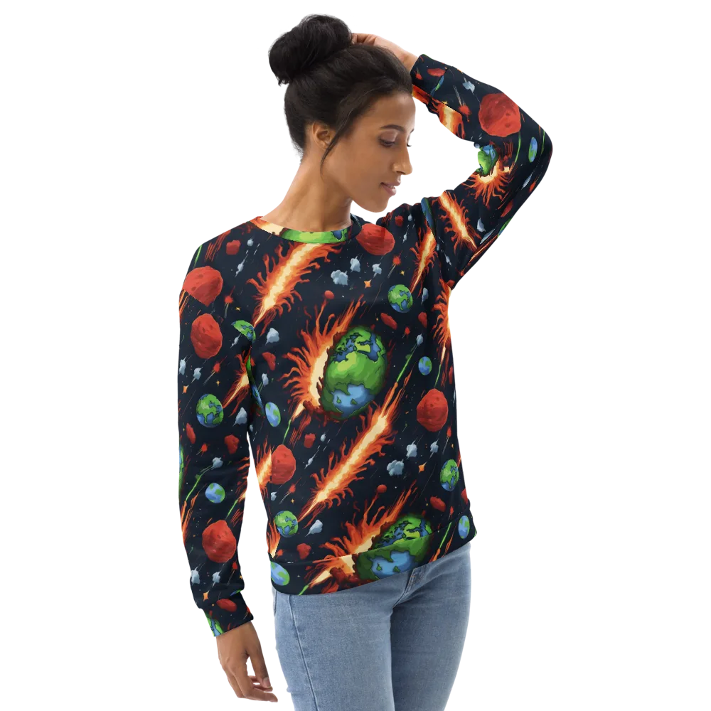 Earthbound Comet on Sweatshirt — Right Front
