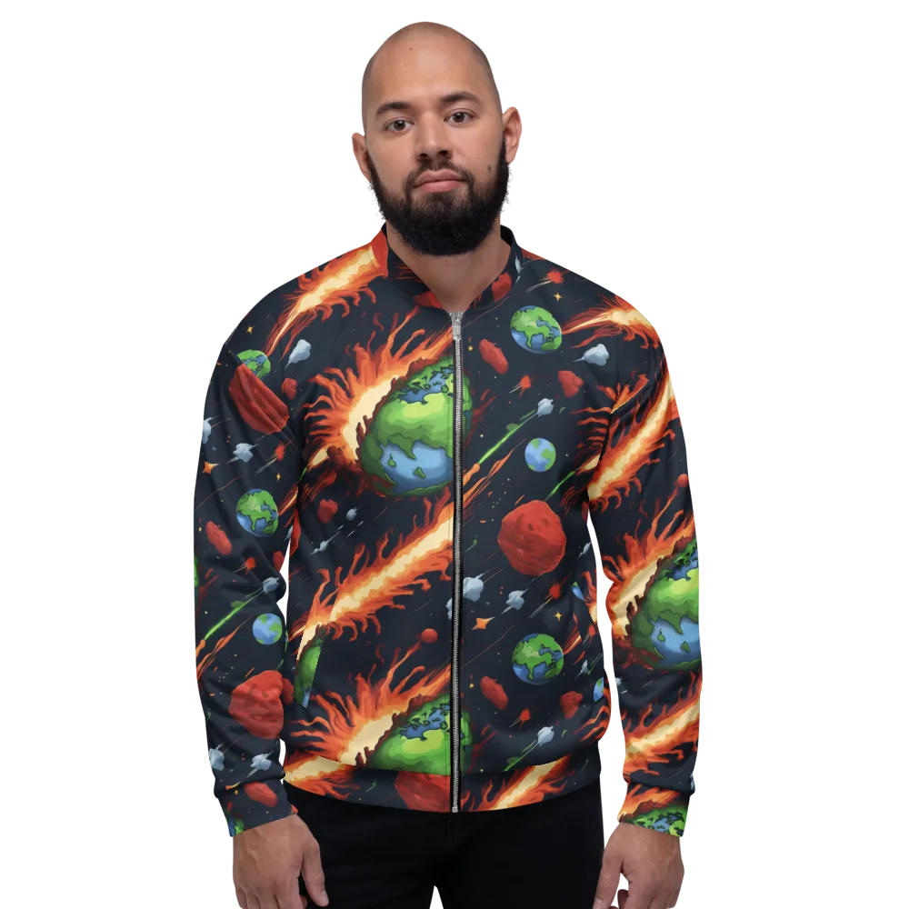 Earthbound Comet on Bomber Jacket — Front