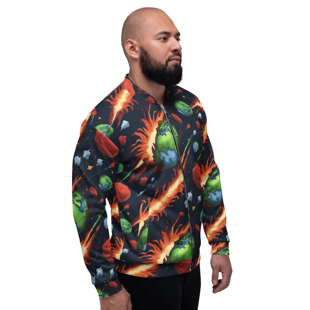 Earthbound Comet on Bomber Jacket — Right