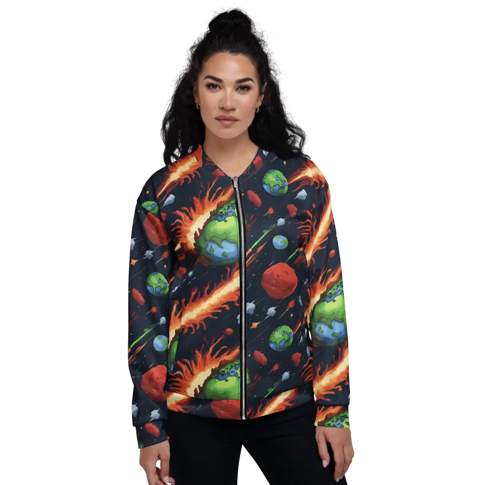 Earthbound Comet on Bomber Jacket — Front
