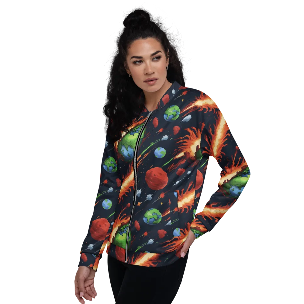 Earthbound Comet on Bomber Jacket — Left