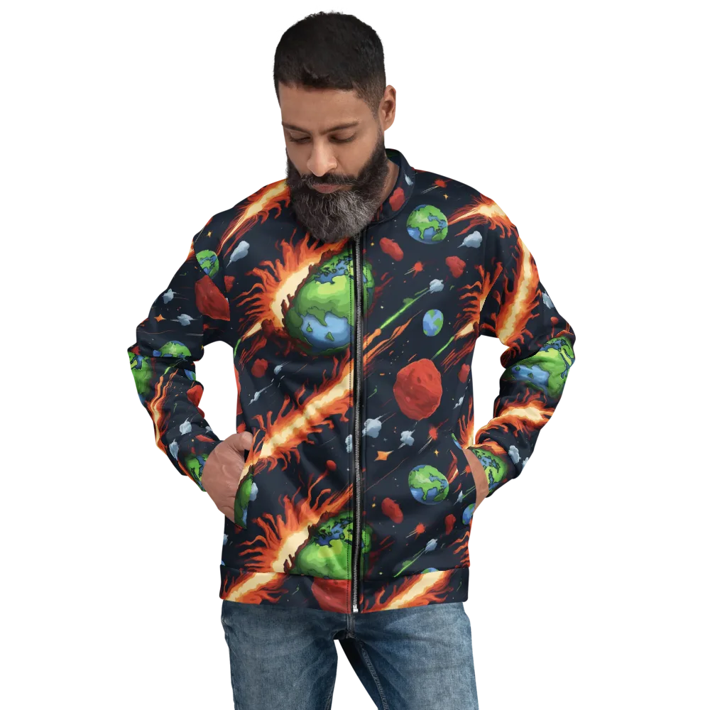 Earthbound Comet on Bomber Jacket — Front