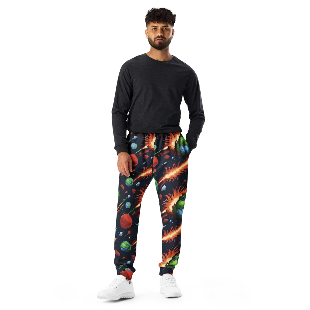 Earthbound Comet on Men's Joggers — Front