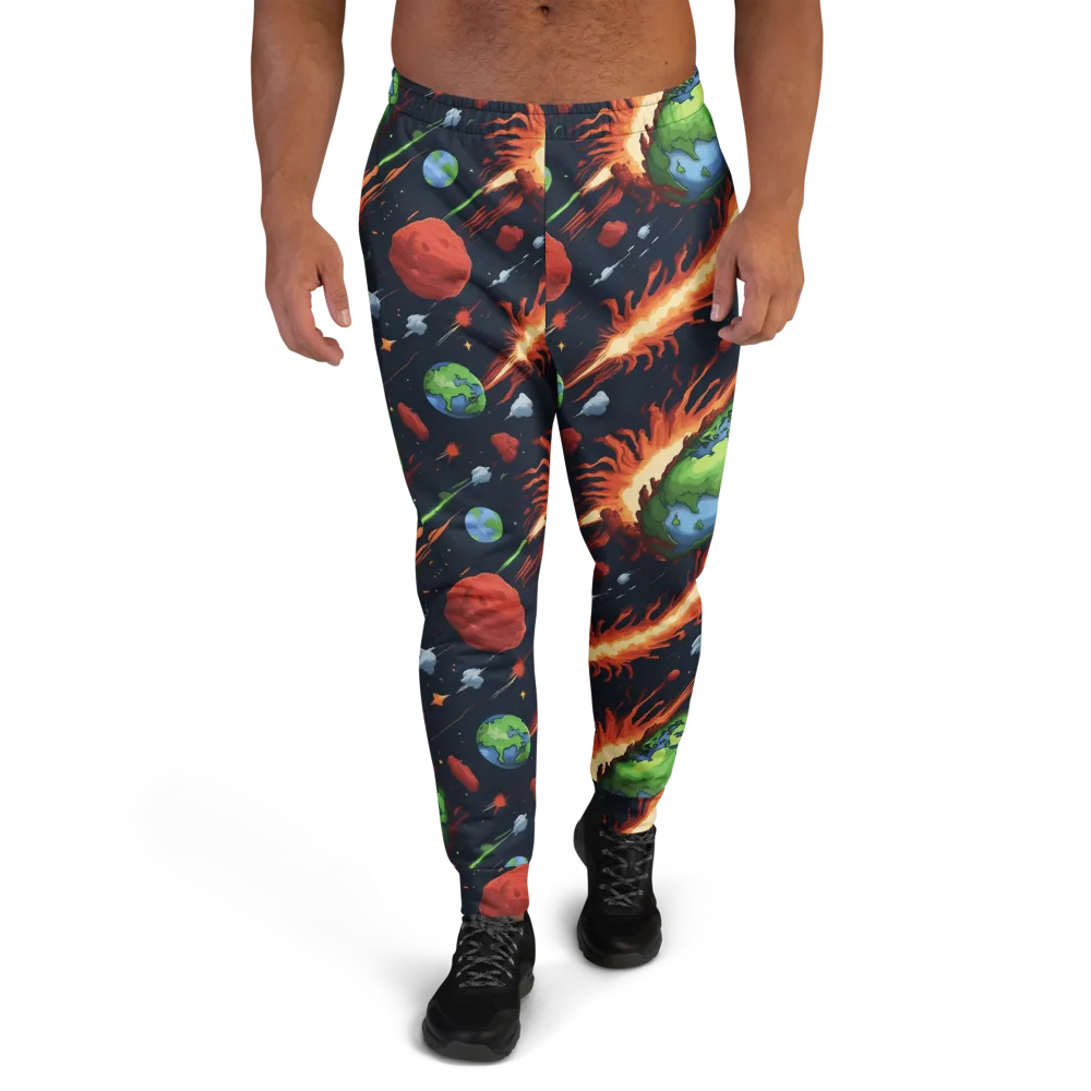 Earthbound Comet on Men's Joggers — Front