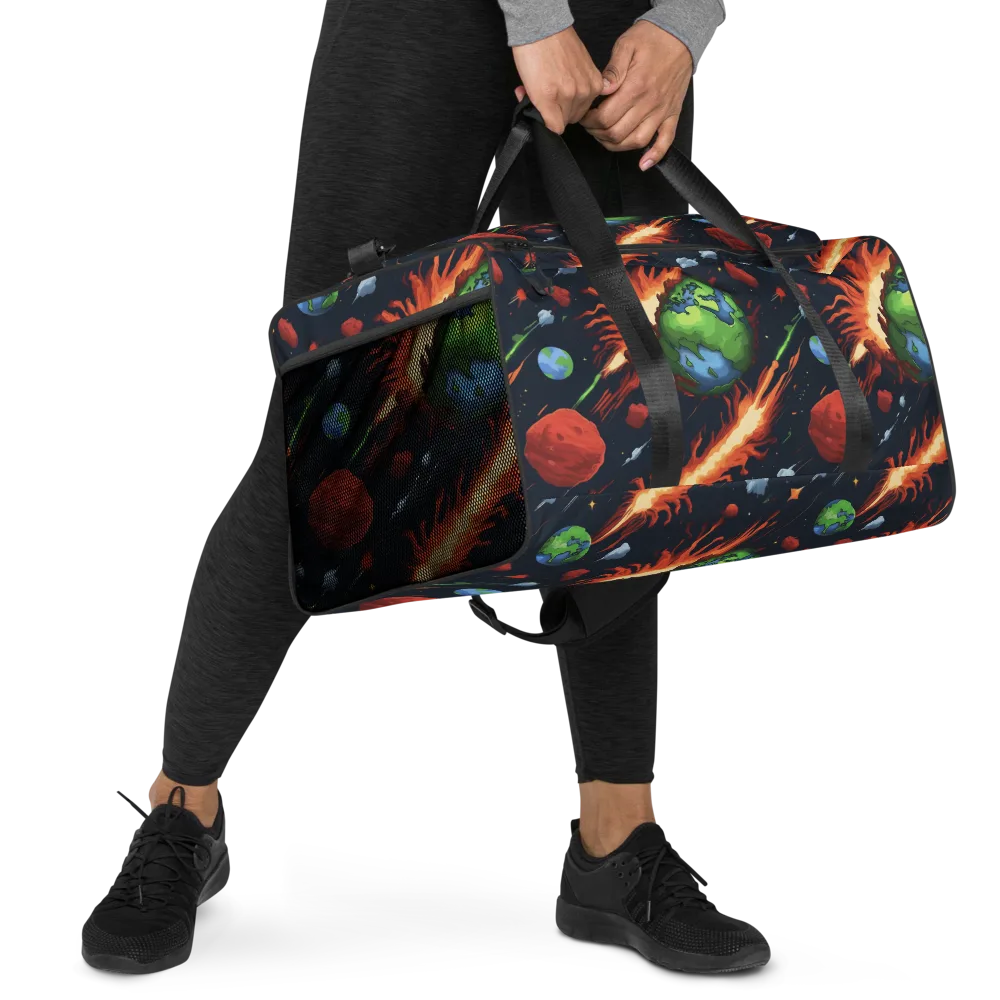 Earthbound Comet on Duffle Bag — Right Front