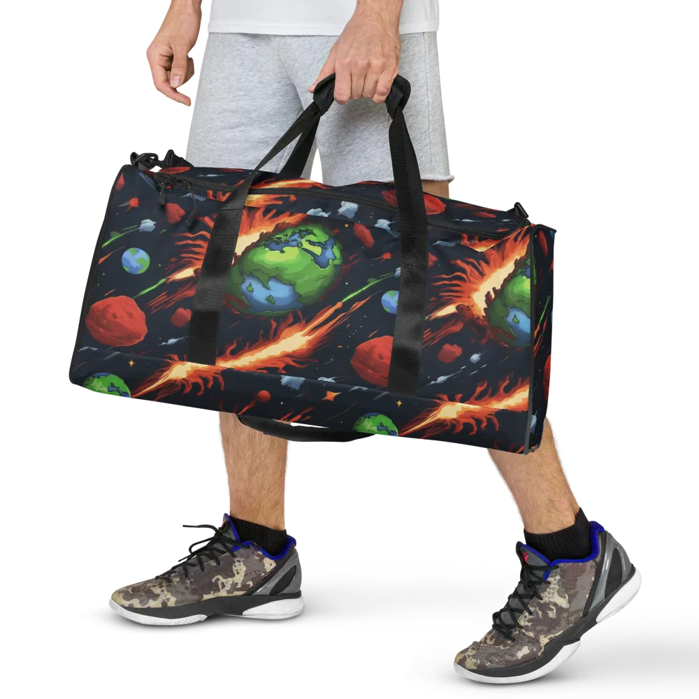 Earthbound Comet on Duffle Bag — Front
