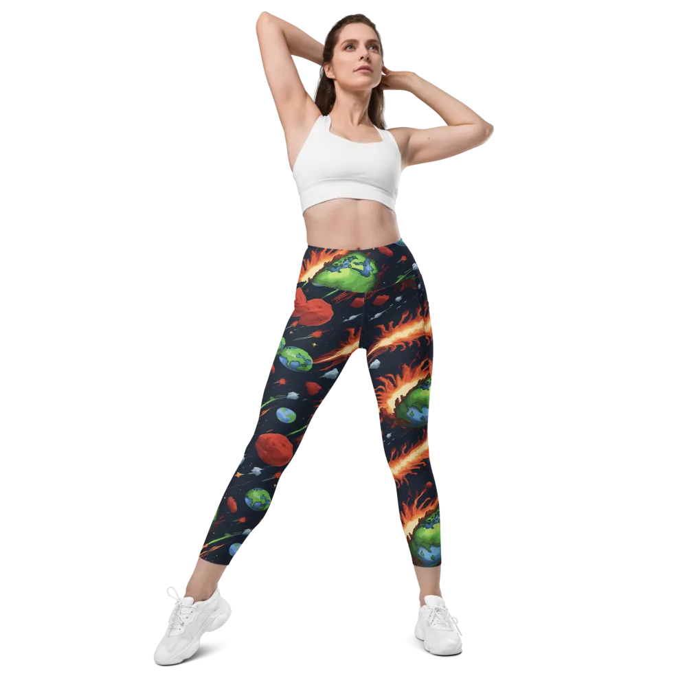 Earthbound Comet on Leggings with Pockets — Front