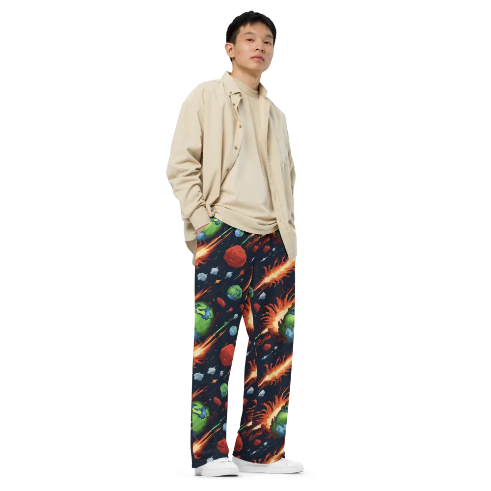 Earthbound Comet on Wide-Leg Pants — Right Front