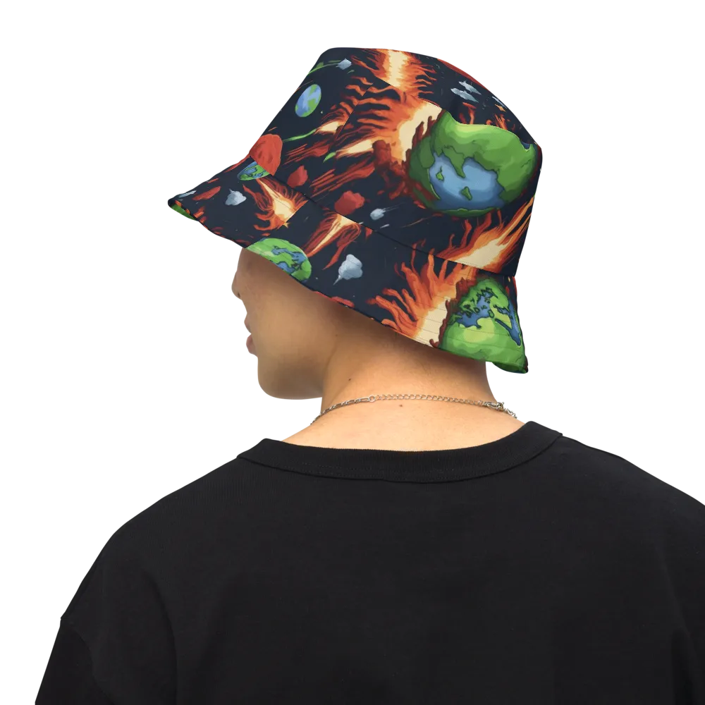 Earthbound Comet on Reversible Bucket Hat — Back Inside