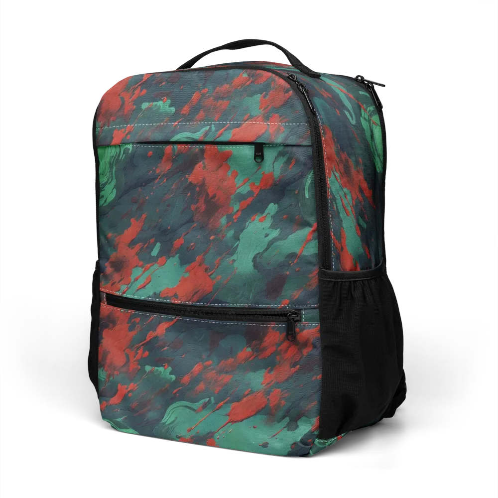 Emerald Tempest on Utility Backpack — Left Front