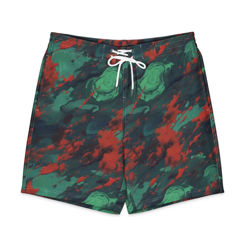 Emerald Tempest on Men's Board Shorts — Front