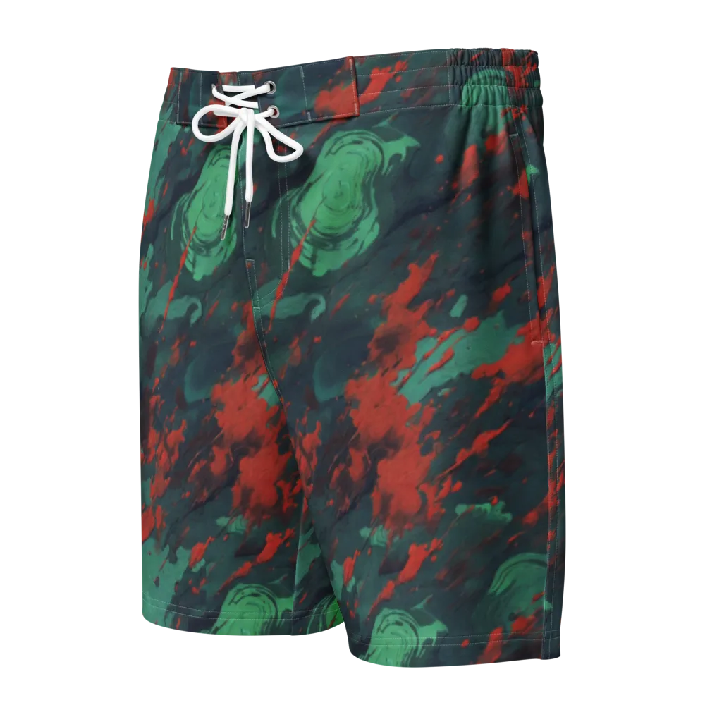 Emerald Tempest on Men's Board Shorts — Front
