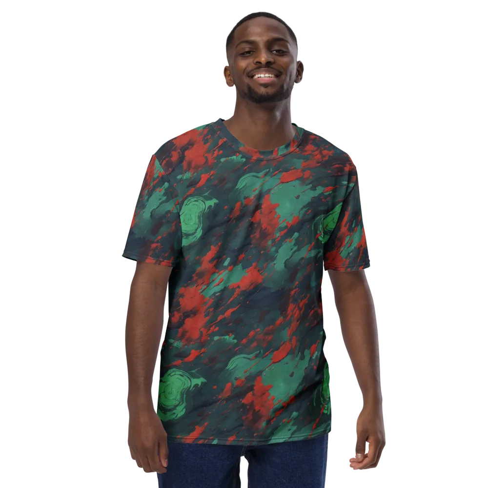 Emerald Tempest on Men's Crew Neck T-Shirt — Front