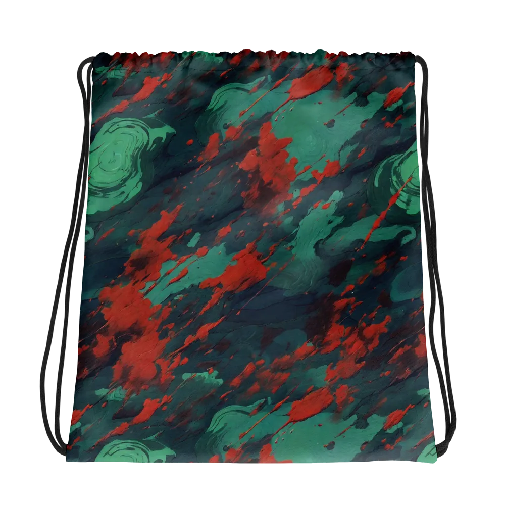 Emerald Tempest on Drawstring Bag — Photo