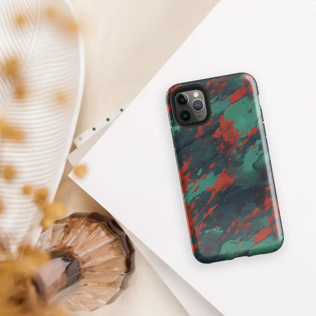 Emerald Tempest on Tough Case for iPhone® — Front