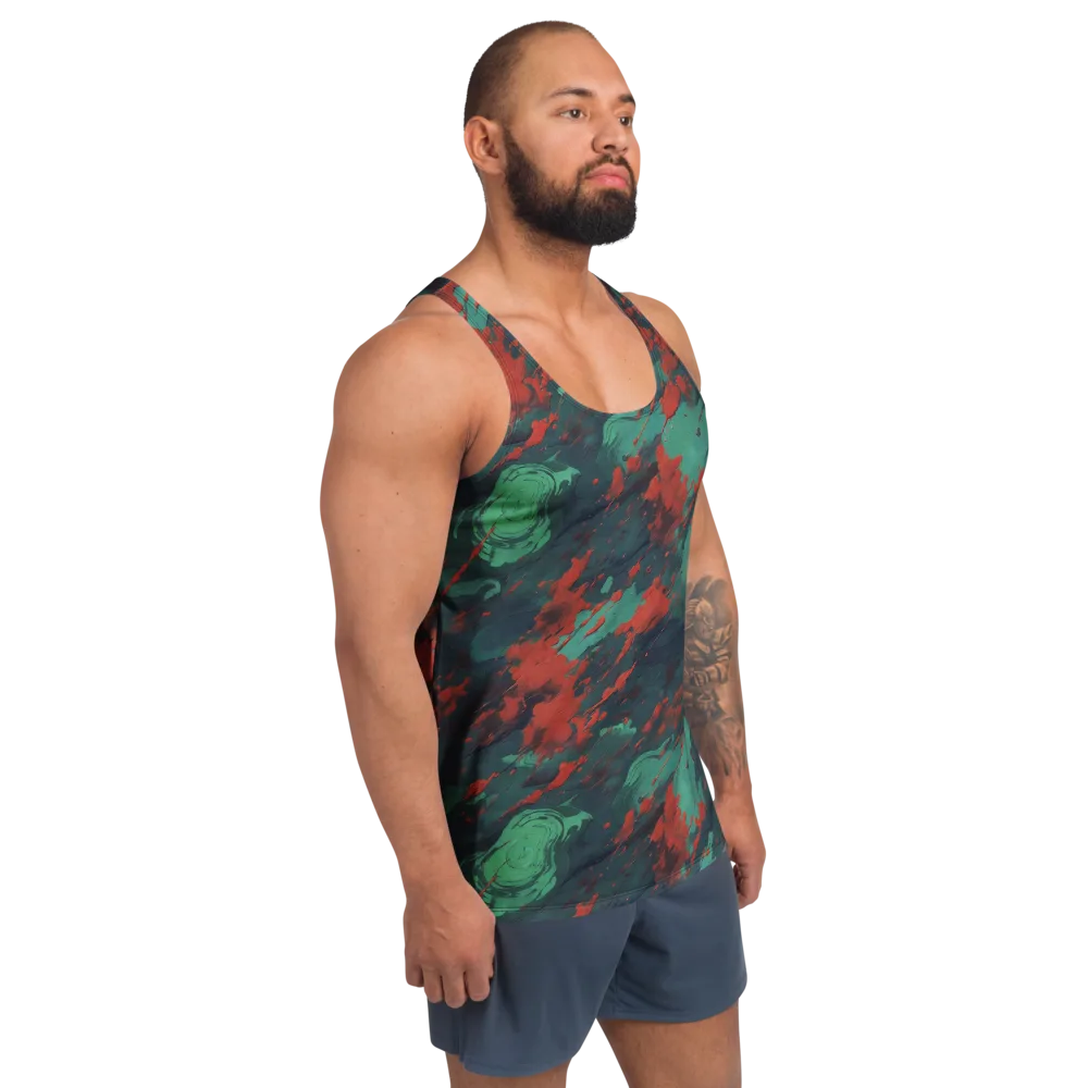 Emerald Tempest on Men's Tank Top — Right Front