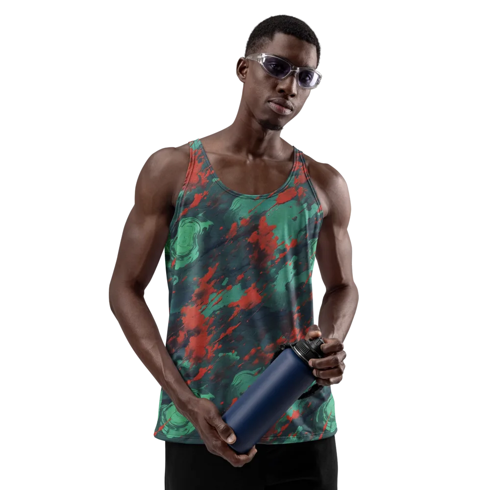 Emerald Tempest on Men's Tank Top — Front