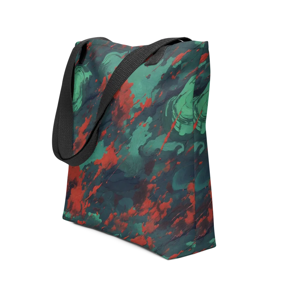 Emerald Tempest on Tote Bag — Front