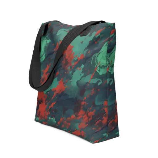 Emerald Tempest on a Tote Bag