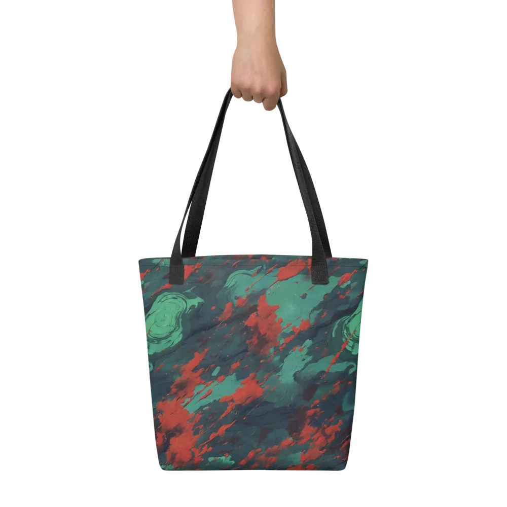 Emerald Tempest on Tote Bag — Front