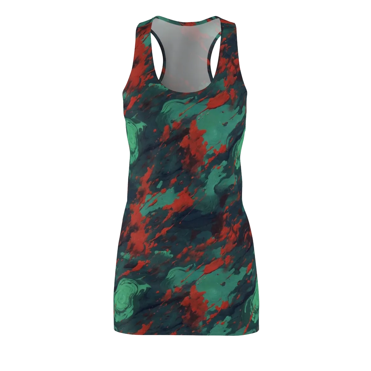 Emerald Tempest on Racerback Dress — Front