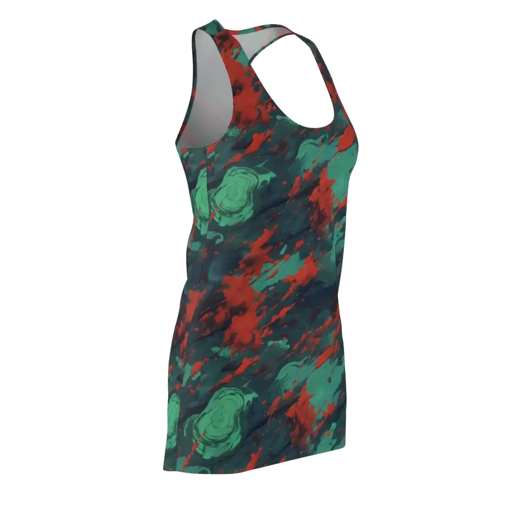 Emerald Tempest on Racerback Dress — Front Side
