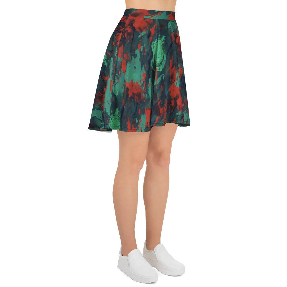 Emerald Tempest on Skater Skirt — Right