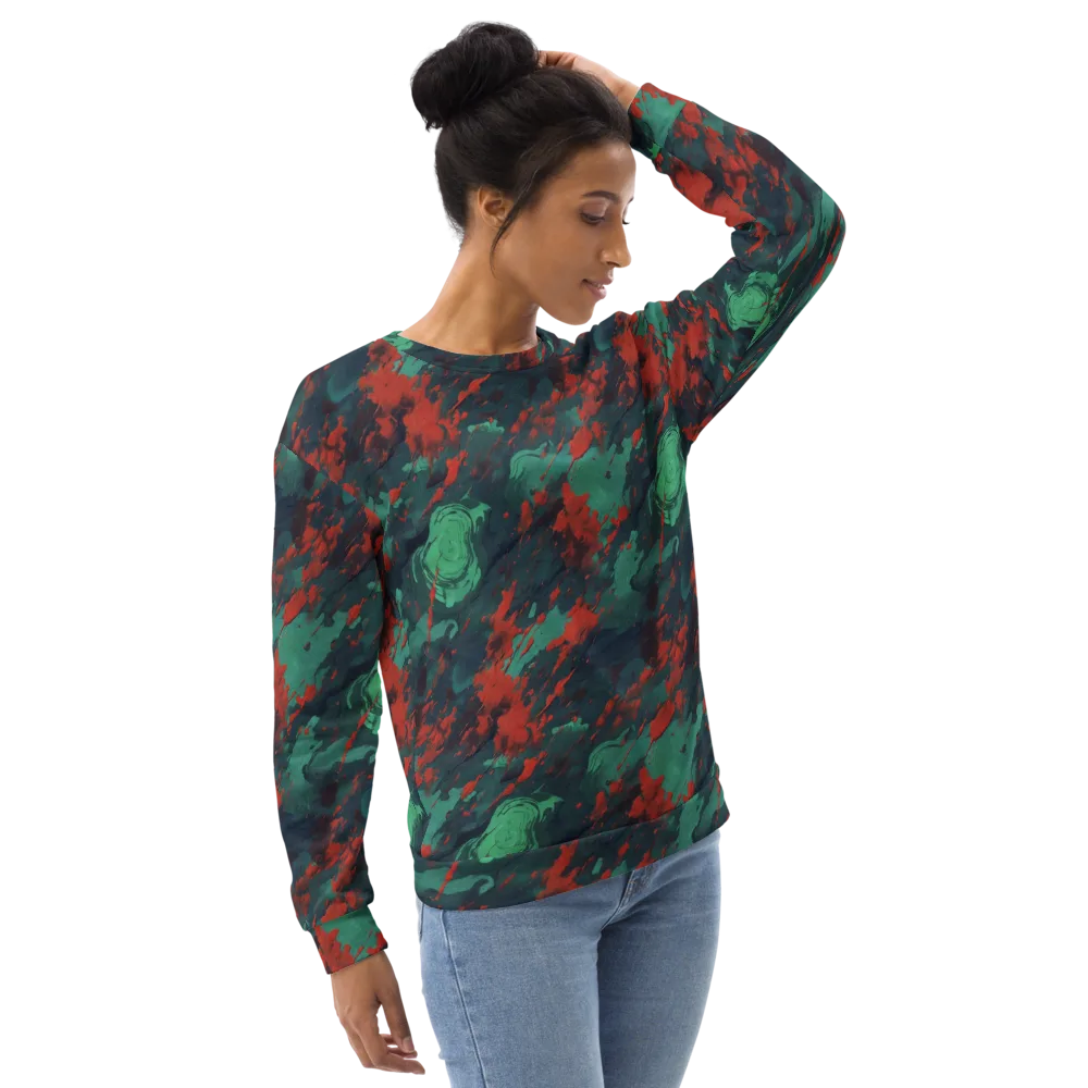 Emerald Tempest on Sweatshirt — Right Front