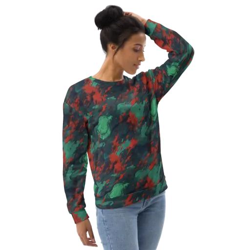 Emerald Tempest on a Sweatshirt