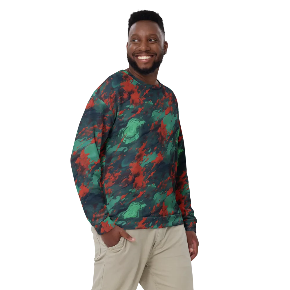 Emerald Tempest on Sweatshirt — Front