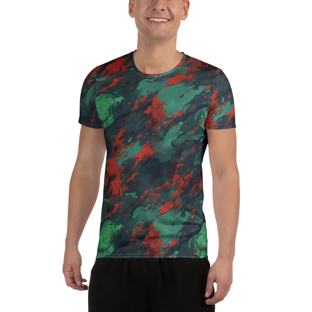 Emerald Tempest on Men's Athletic T-Shirt — Front