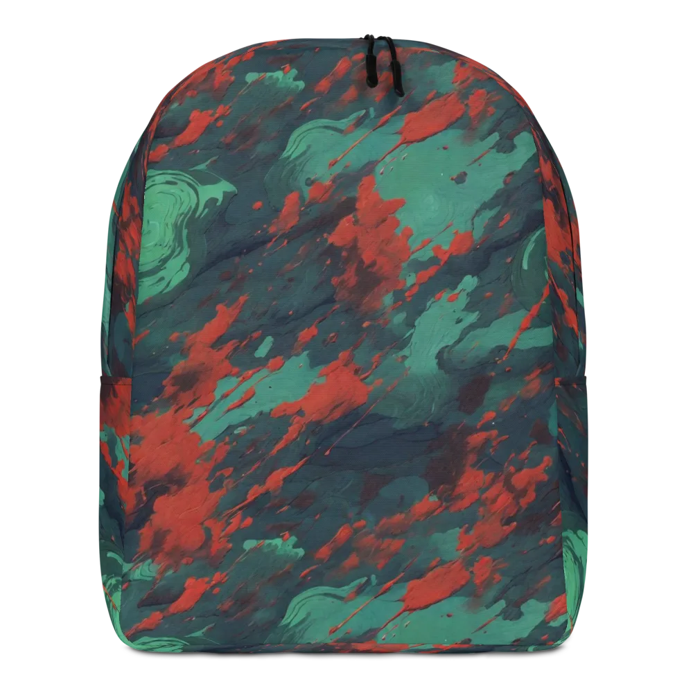 Emerald Tempest on Minimalist Backpack — Front