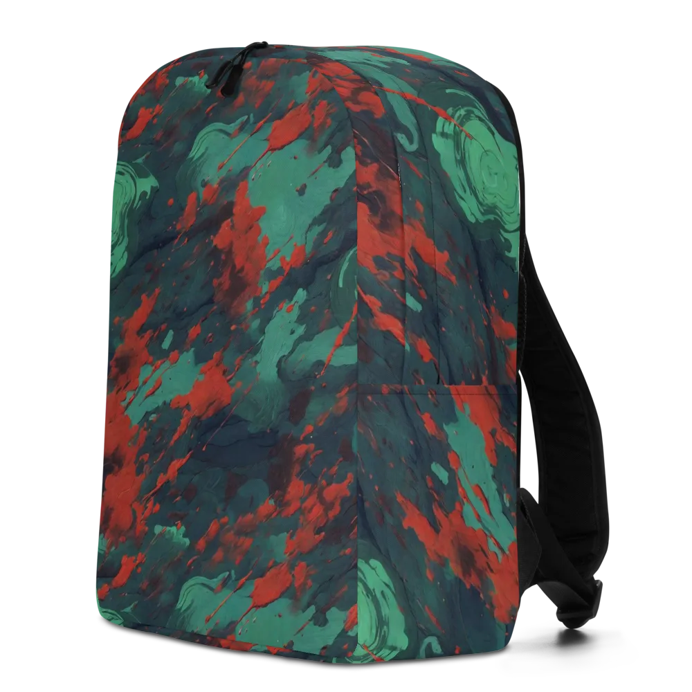Emerald Tempest on Minimalist Backpack — Left