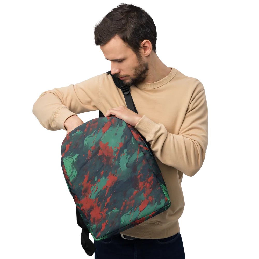 Emerald Tempest on Minimalist Backpack — Front
