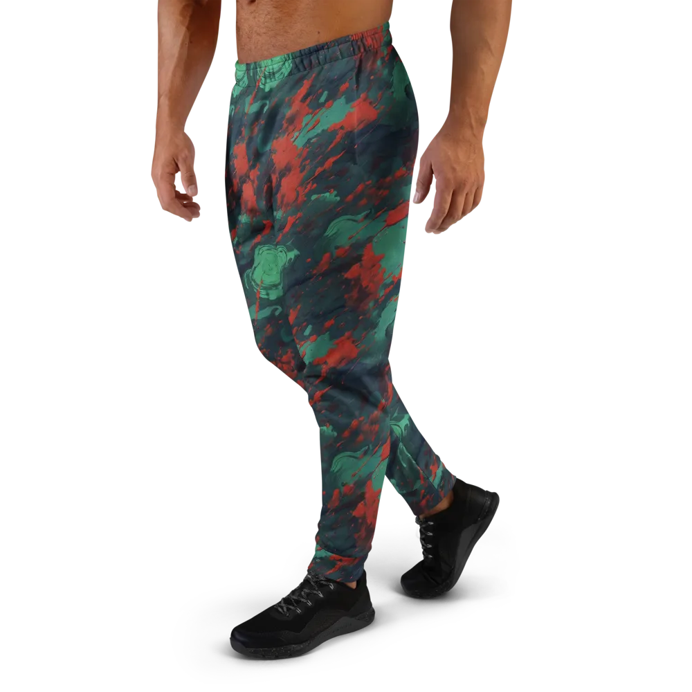 Emerald Tempest on Men's Joggers — Left
