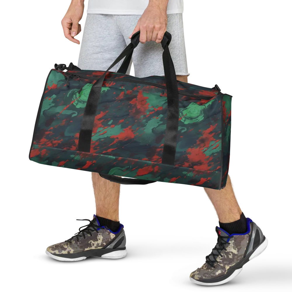 Emerald Tempest on Duffle Bag — Front