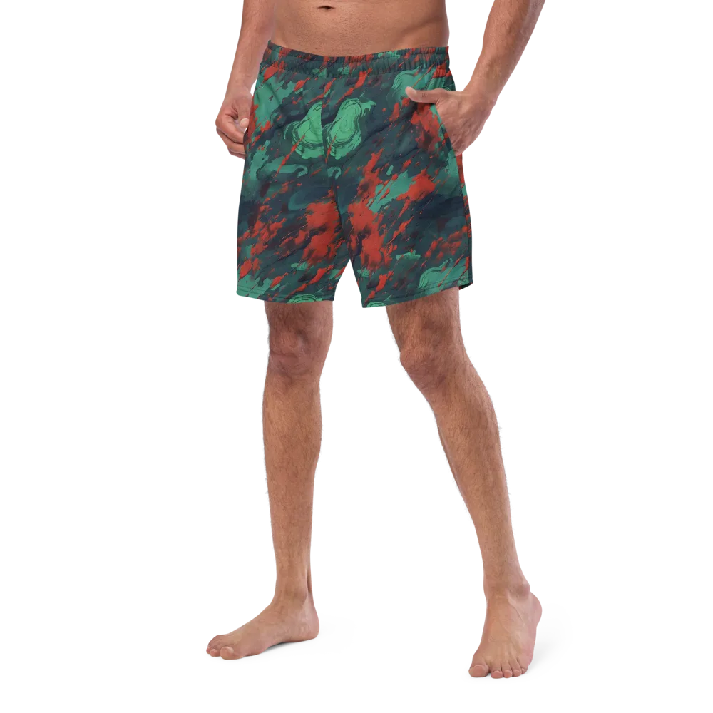 Emerald Tempest on Swim Trunks — Left Front