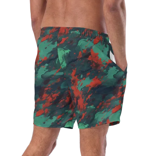 Emerald Tempest on a Swim Trunks