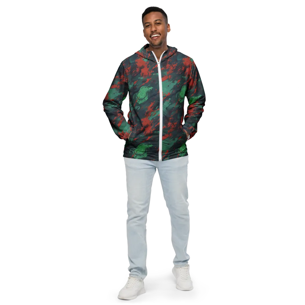 Emerald Tempest on Men's Windbreaker — Front