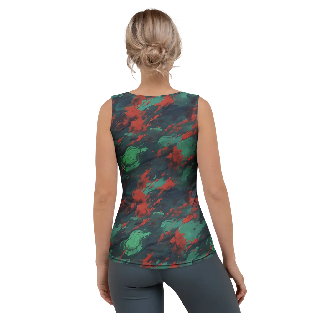 Emerald Tempest on Women's Tank Top — Back