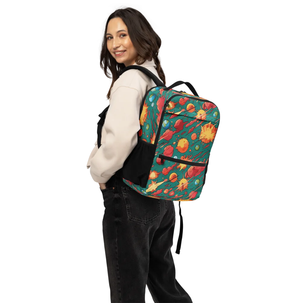 Astro Collision on Utility Backpack — Back