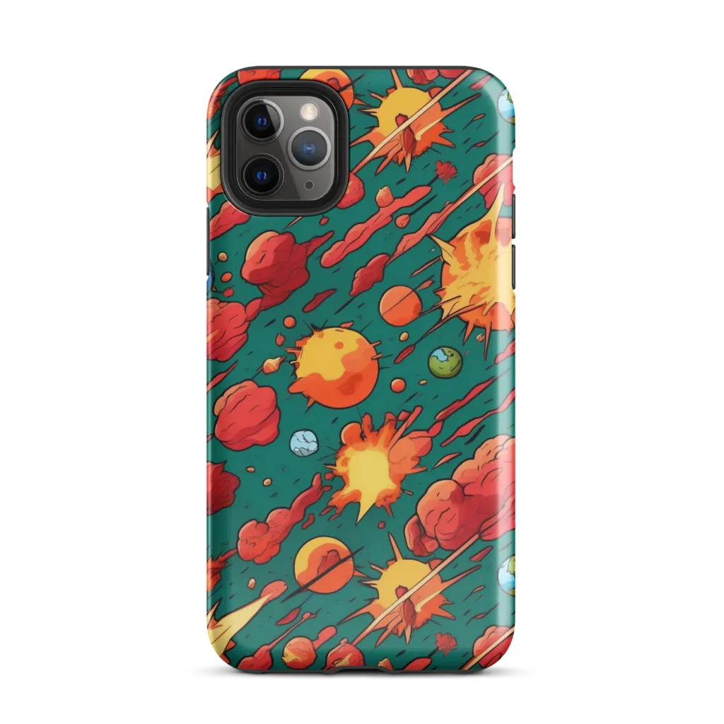 Astro Collision on Tough Case for iPhone® — Front